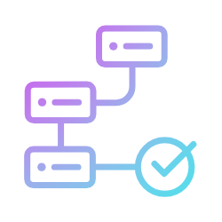 Icon representing deeper root cause insights from AI text survey responses