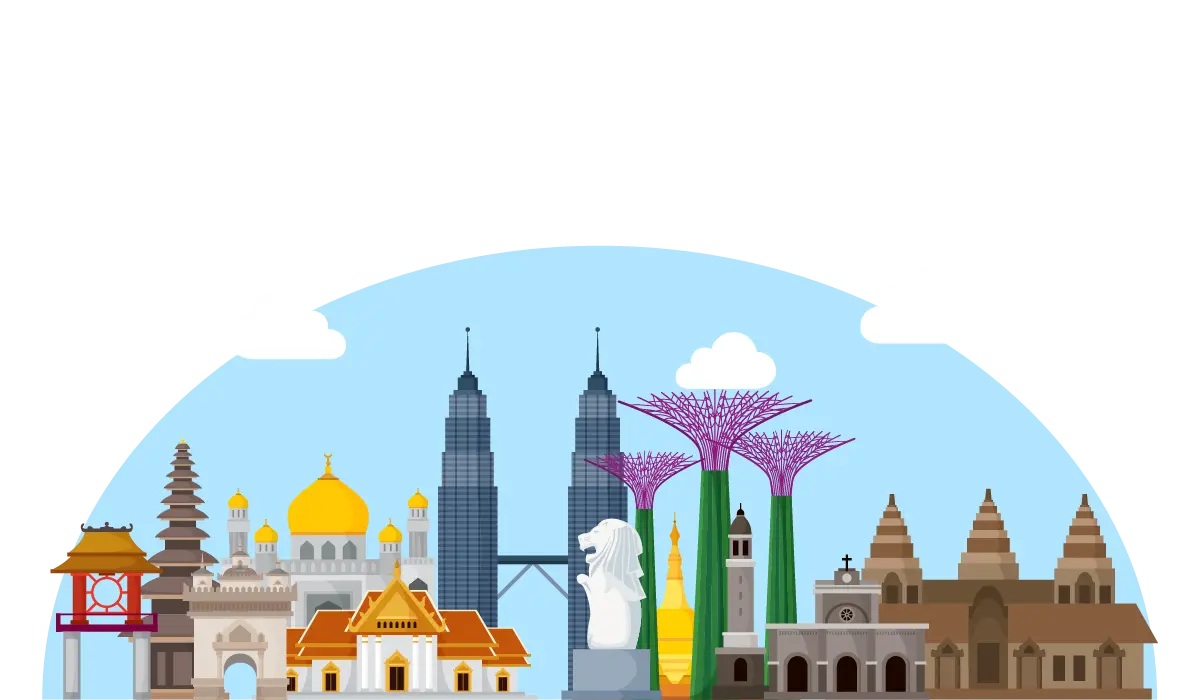 apac-ai-survey-software-illustration Illustration representing AI survey software for APAC businesses