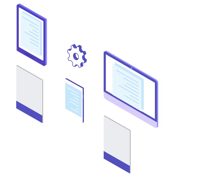 custom-survey-setup-pricing-visual Illustration showing a modular SurveyPulse.AI setup with connected components for custom pricing and integrations