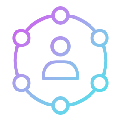 Icon representing AI text surveys designed for modern messaging and web channels
